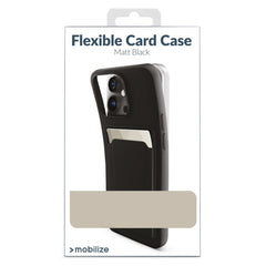 Mobilize Rubber Gelly Card Case Apple Iphone 17 Matt Black - 123TelecomShop