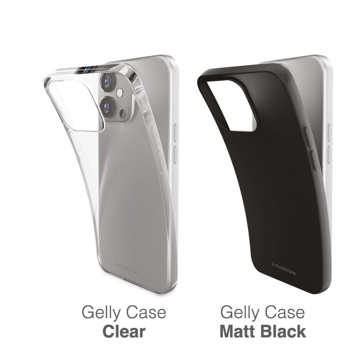 Mobilize Rubber Gelly Case Apple Iphone 15 Pro Matt Black - 123TelecomShop
