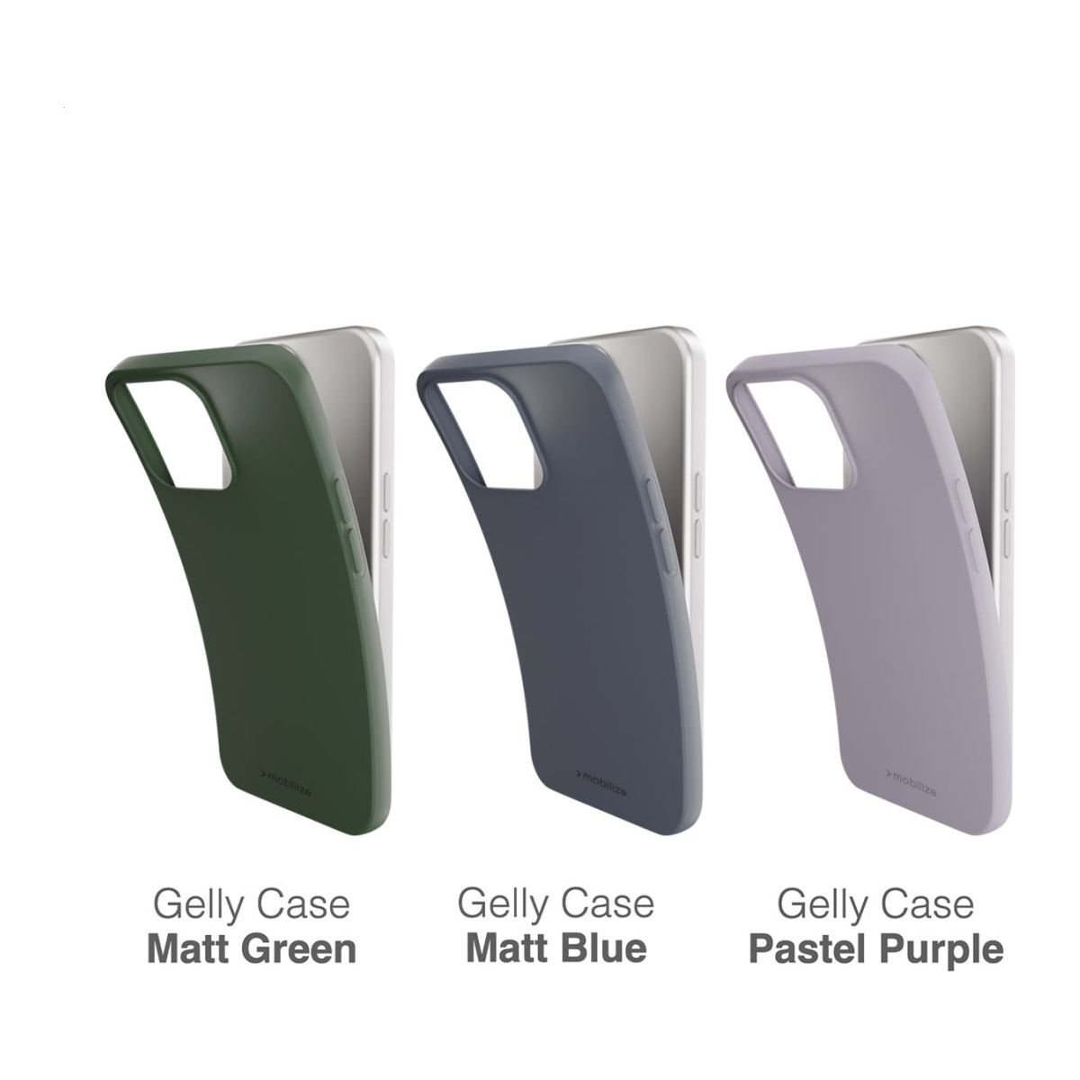 Mobilize Rubber Gelly Case Apple Iphone 15 Pro Max Matt Blue - 123TelecomShop