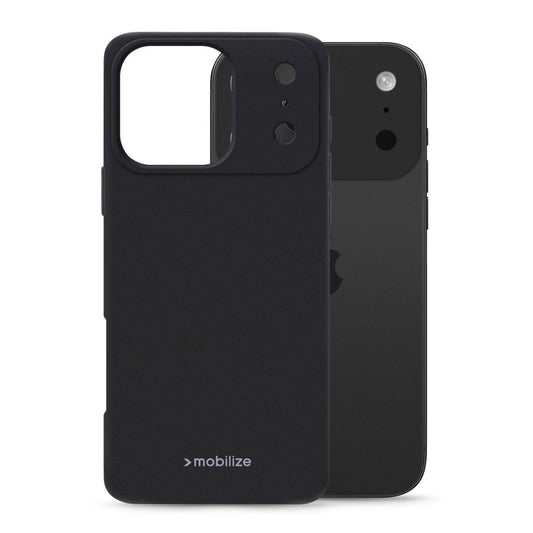 Mobilize Rubber Gelly Case Apple Iphone 17 Pro Matt Black - 123TelecomShop