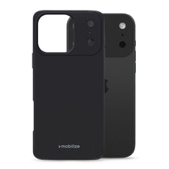 Mobilize Rubber Gelly Case Apple Iphone 17 Pro Matt Black - 123TelecomShop