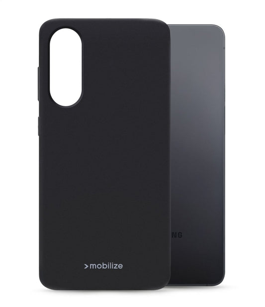 Mobilize Rubber Gelly Case Samsung Galaxy S25 Edge 5G Matt Black - 123TelecomShop