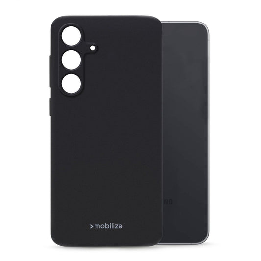 Mobilize Rubber Gelly Case Samsung Galaxy S25 Fe Matt Black - 123TelecomShop