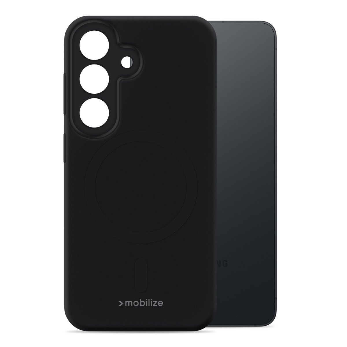 Mobilize Rubber Gelly Case Samsung Galaxy S26 5G Matt Black - 123TelecomShop