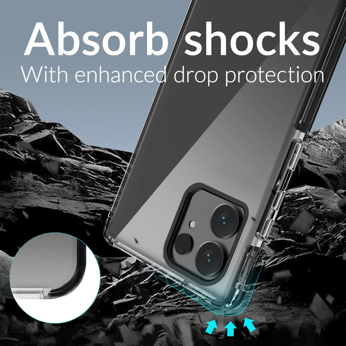 Mobilize Shatterproof Case Apple Iphone 15 Pro Max Black - 123TelecomShop