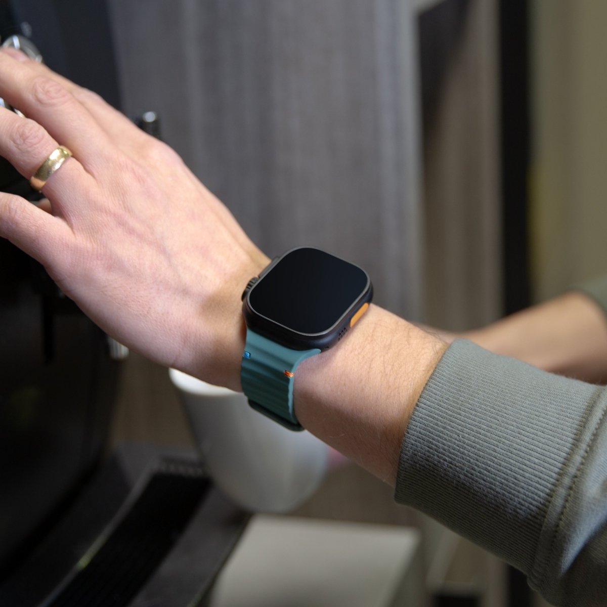 Mobilize Silicon Watch Band - Buckle - For Apple 38/40/41Mm - Green - 123TelecomShop