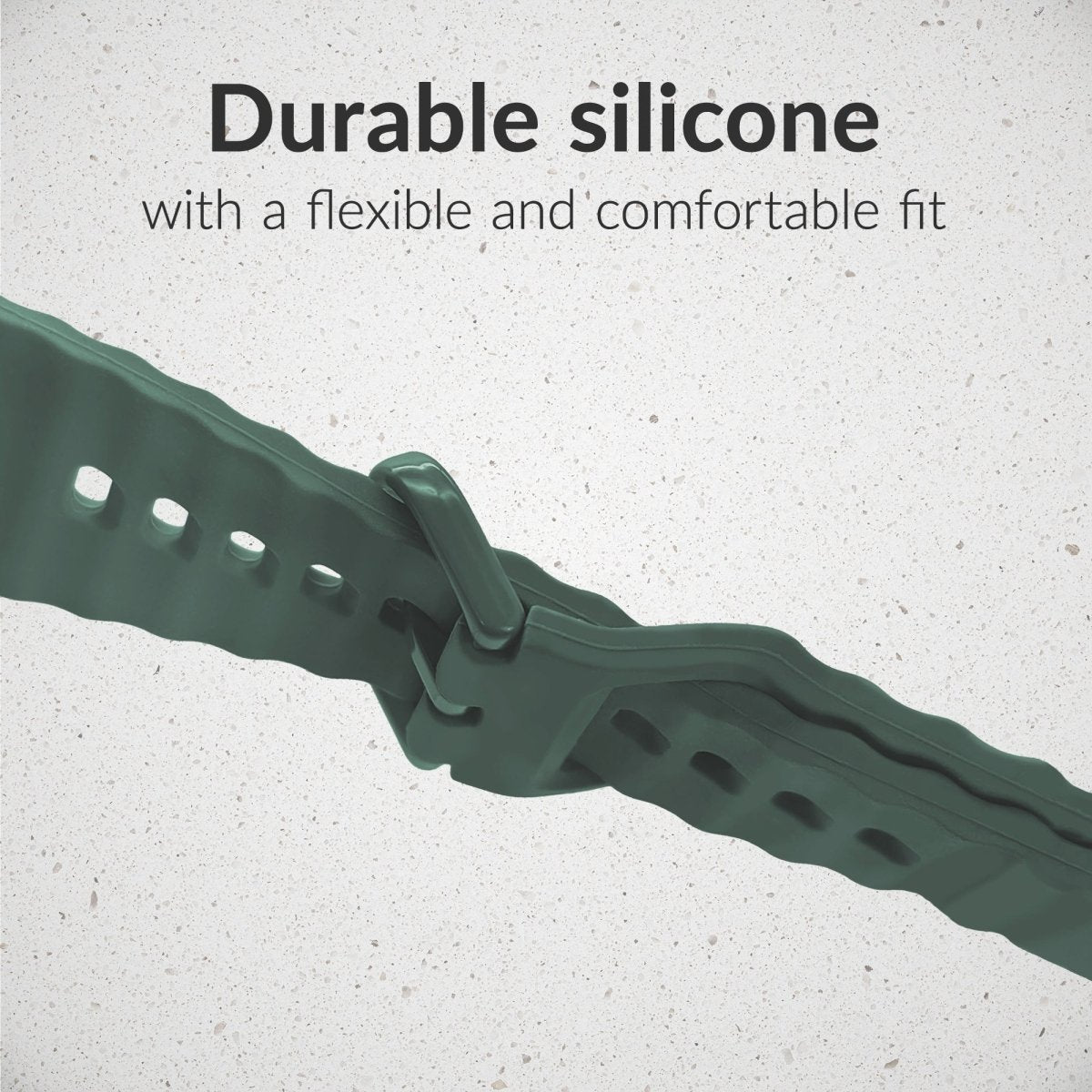 Mobilize Silicon Watch Band - Buckle - For Apple 38/40/41Mm - Green - 123TelecomShop