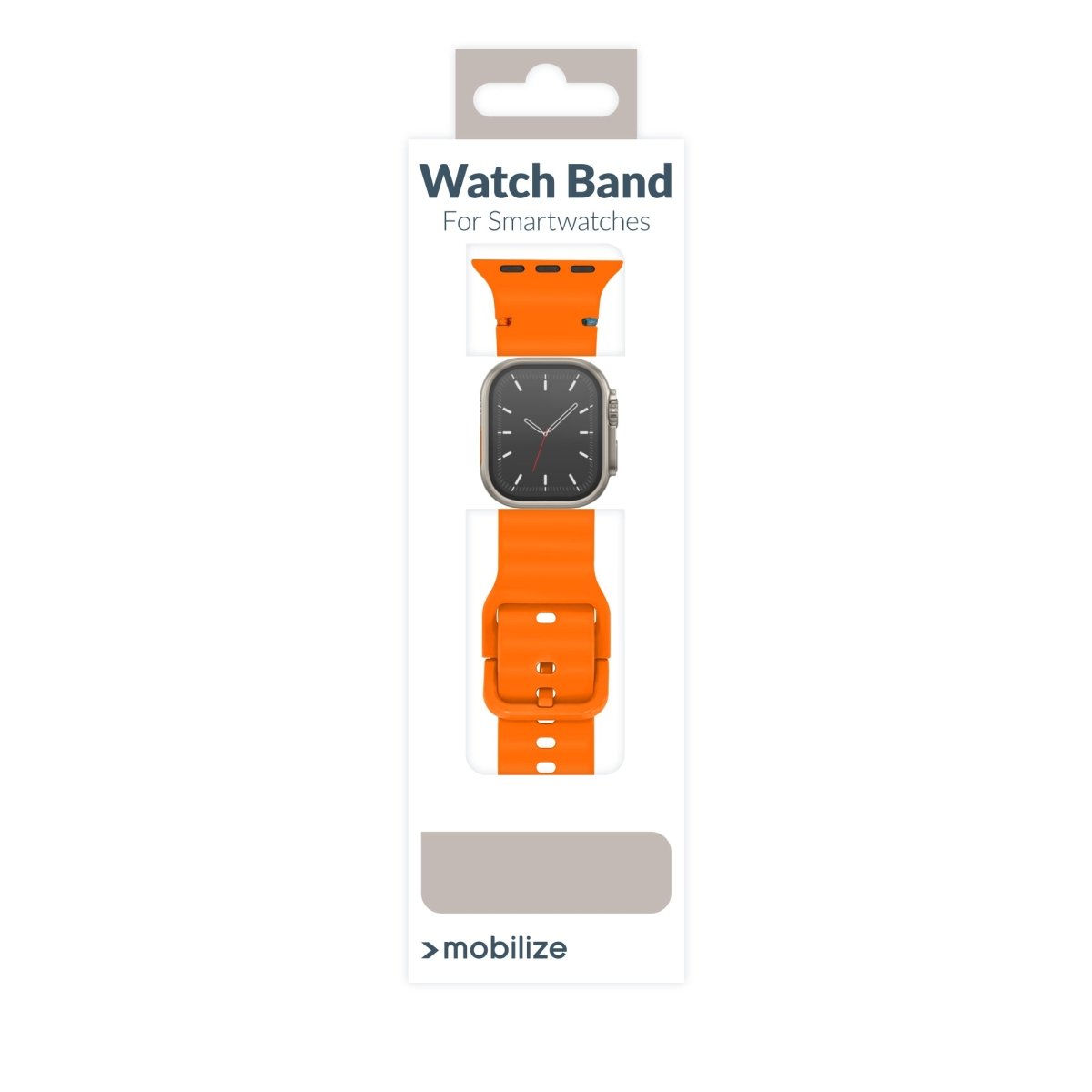 Mobilize Silicon Watch Band - Buckle - For Apple 38/40/41Mm - Orange - 123TelecomShop