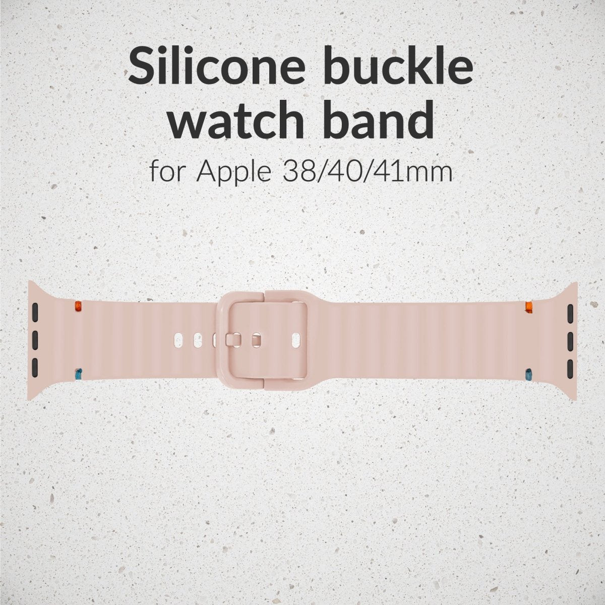 Mobilize Silicon Watch Band - Buckle - For Apple 38/40/41Mm - Pink - 123TelecomShop