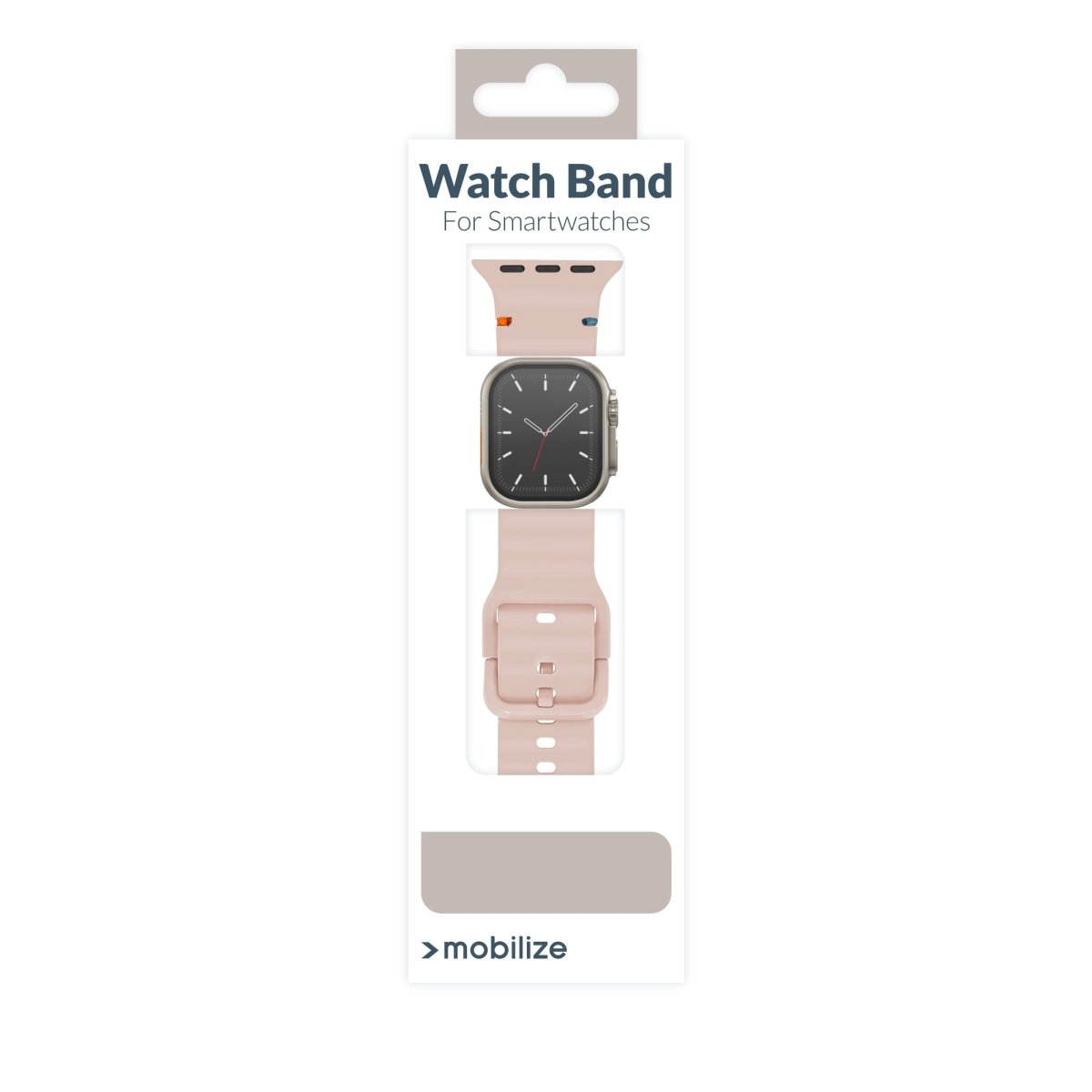 Mobilize Silicon Watch Band - Buckle - For Apple 38/40/41Mm - Pink - 123TelecomShop