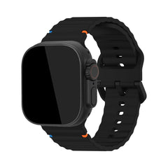 Mobilize Silicon Watch Band - Buckle - For Apple 42/44/45/49Mm - Black - 123TelecomShop