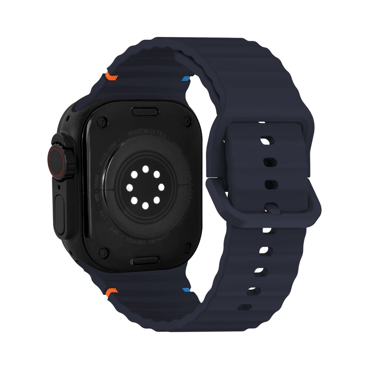 Mobilize Silicon Watch Band - Buckle - For Apple 42/44/45/49Mm - Blue - 123TelecomShop
