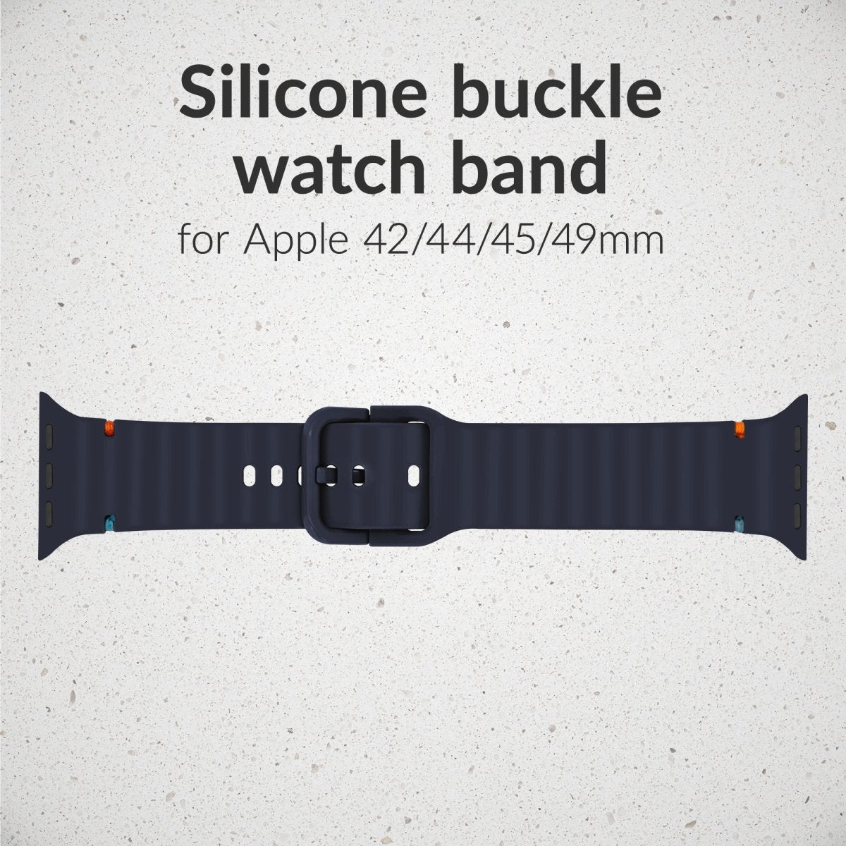Mobilize Silicon Watch Band - Buckle - For Apple 42/44/45/49Mm - Blue - 123TelecomShop