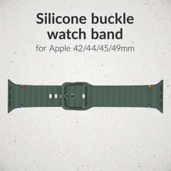 Mobilize Silicon Watch Band - Buckle - For Apple 42/44/45/49Mm - Green - 123TelecomShop