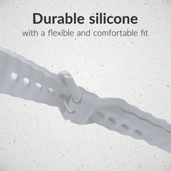 Mobilize Silicon Watch Band - Buckle - For Apple 42/44/45/49Mm - Grey - 123TelecomShop