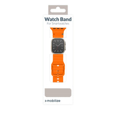 Mobilize Silicon Watch Band - Buckle - For Apple 42/44/45/49Mm - Orange - 123TelecomShop