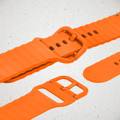 Mobilize Silicon Watch Band - Buckle - For Apple 42/44/45/49Mm - Orange - 123TelecomShop