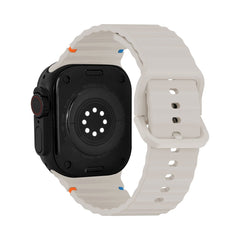 Mobilize Silicon Watch Band - Buckle - For Apple 42/44/45/49Mm - Starlight - 123TelecomShop