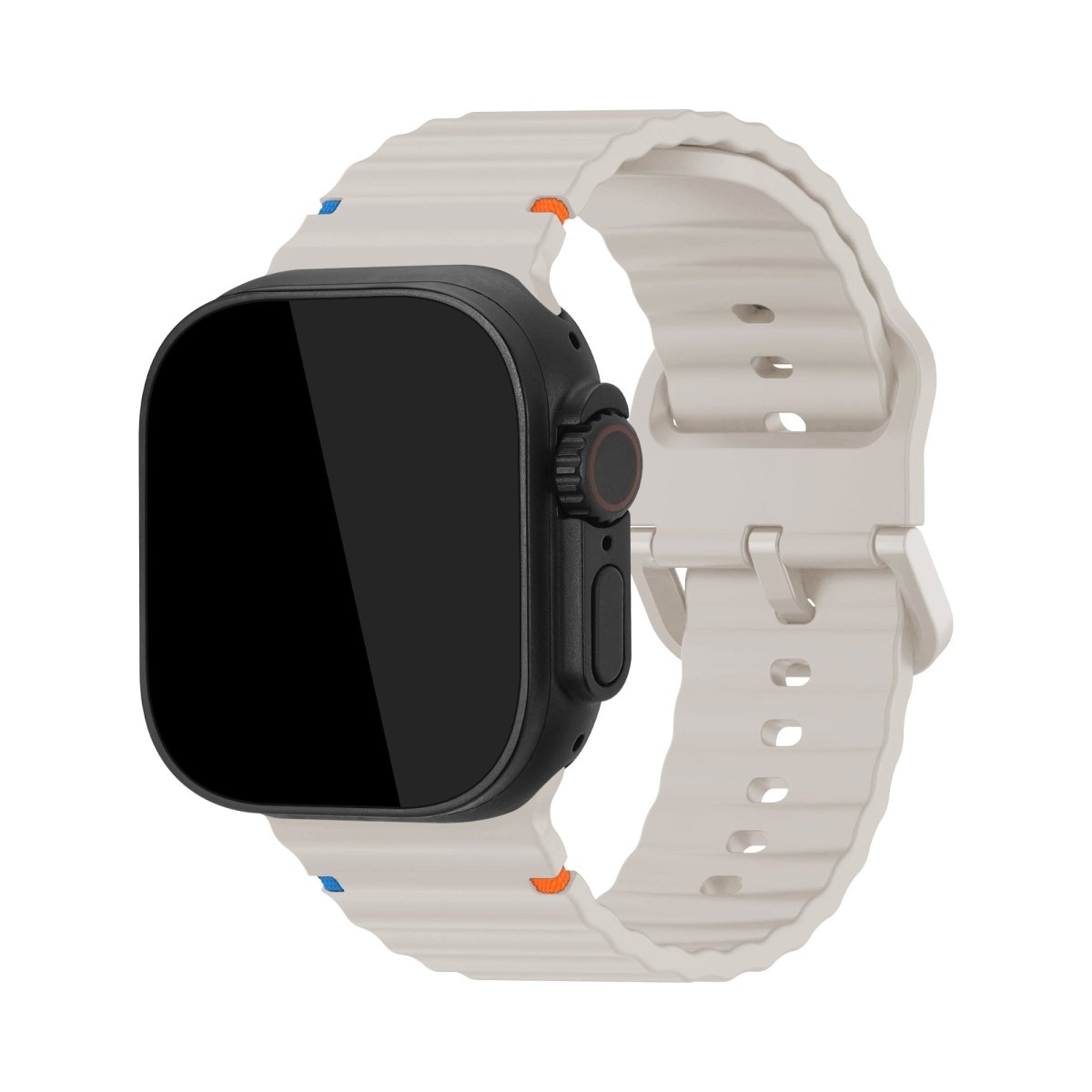 Mobilize Silicon Watch Band - Buckle - For Apple 42/44/45/49Mm - Starlight - 123TelecomShop