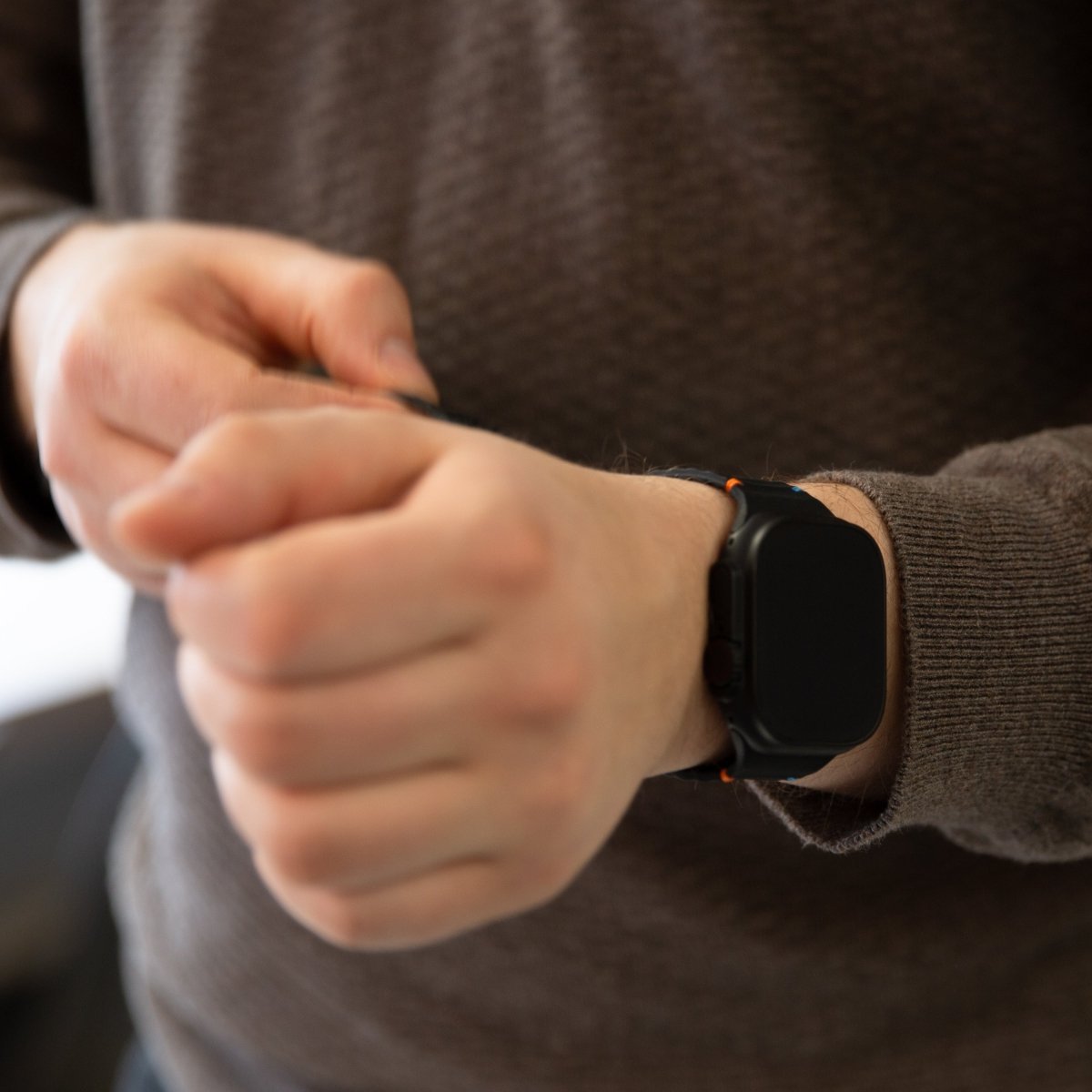 Mobilize Silicon Watch Band - Buckle - For Apple 42/44/45/49Mm - Starlight - 123TelecomShop