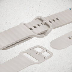 Mobilize Silicon Watch Band - Buckle - For Apple 42/44/45/49Mm - Starlight - 123TelecomShop