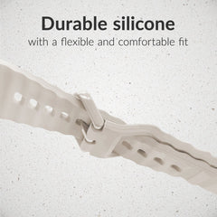Mobilize Silicon Watch Band - Buckle - For Apple 42/44/45/49Mm - Starlight - 123TelecomShop