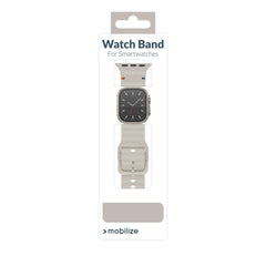 Mobilize Silicon Watch Band - Buckle - For Apple 42/44/45/49Mm - Starlight - 123TelecomShop