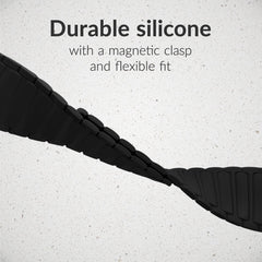 Mobilize Silicon Watch Band - Magnetic - For Apple 38/40/41Mm - Black - 123TelecomShop