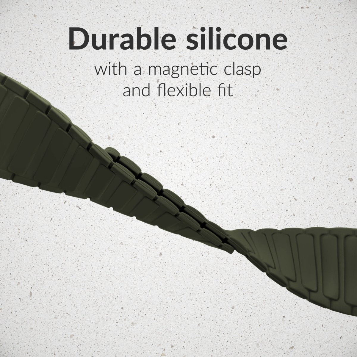 Mobilize Silicon Watch Band - Magnetic - For Apple 38/40/41Mm - Green - 123TelecomShop