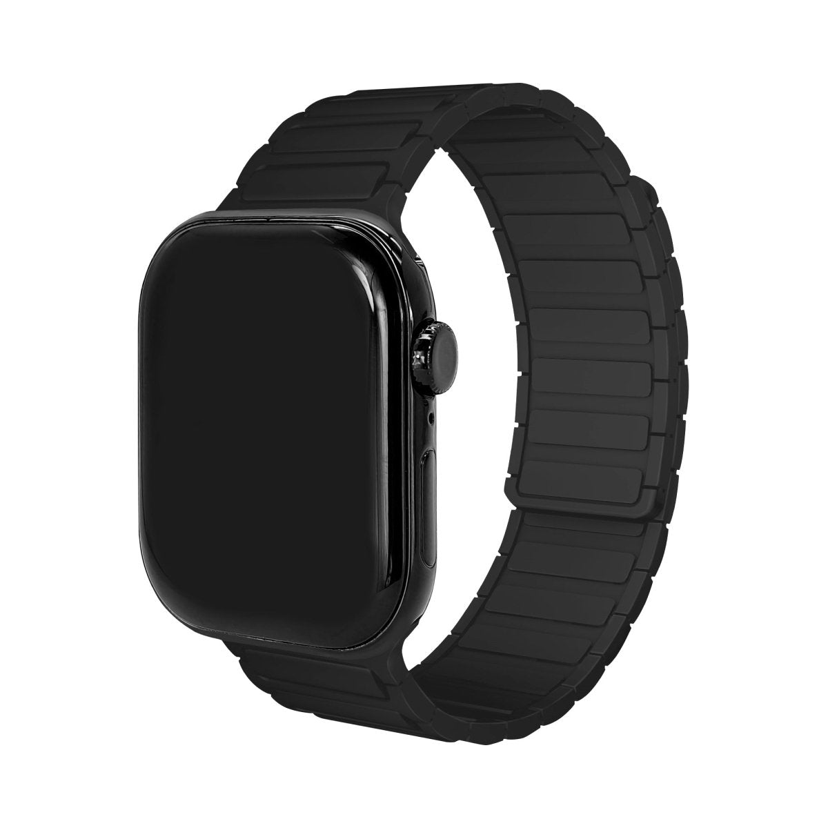Mobilize Silicon Watch Band - Magnetic - For Apple 42/44/45/49Mm - Black - 123TelecomShop