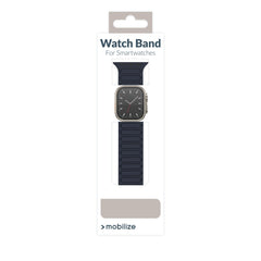 Mobilize Silicon Watch Band - Magnetic - For Apple 42/44/45/49Mm - Blue - 123TelecomShop