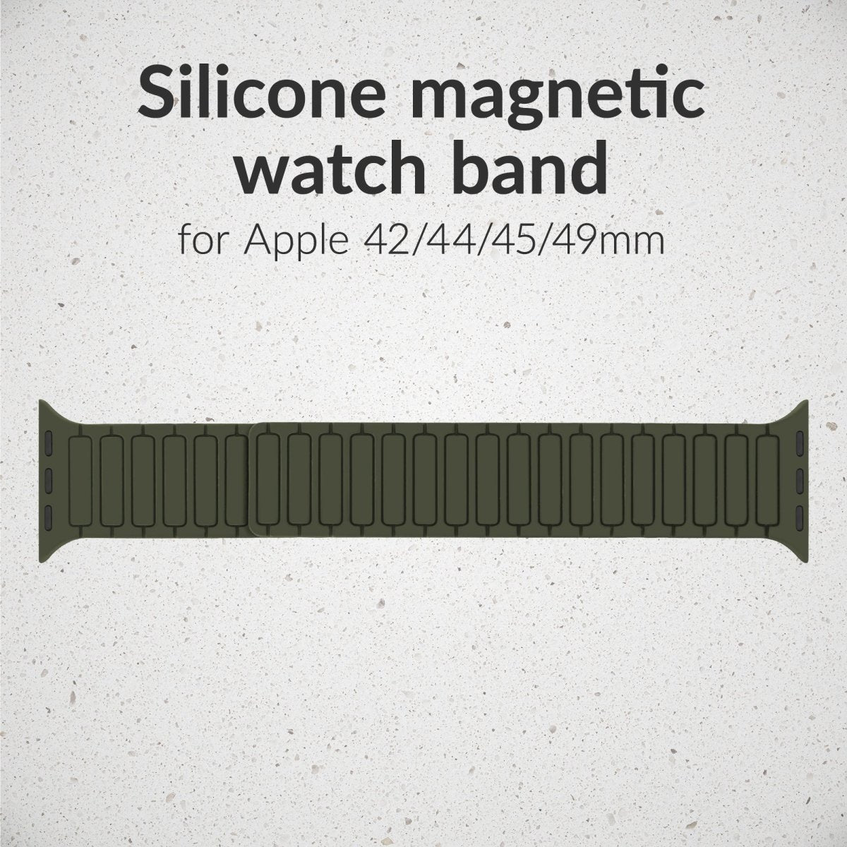 Mobilize Silicon Watch Band - Magnetic - For Apple 42/44/45/49Mm - Green - 123TelecomShop