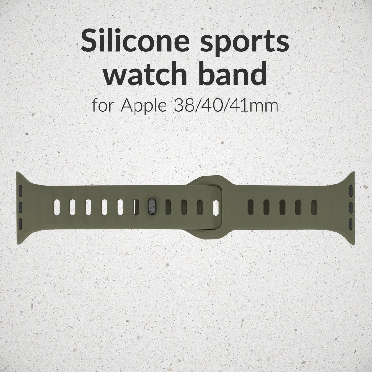Mobilize Silicon Watch Band - Sports - For Apple 38/40/41Mm - Green - 123TelecomShop