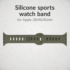 Mobilize Silicon Watch Band - Sports - For Apple 38/40/41Mm - Green - 123TelecomShop