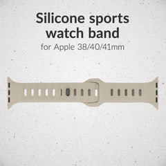 Mobilize Silicon Watch Band - Sports - For Apple 38/40/41Mm - Starlight - 123TelecomShop
