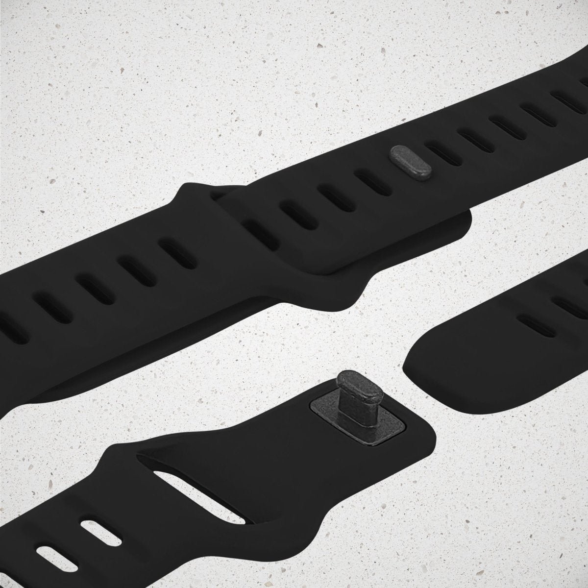 Mobilize Silicon Watch Band - Sports - For Apple 42/44/45/49Mm - Black - 123TelecomShop