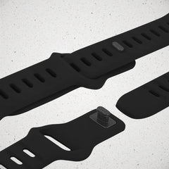 Mobilize Silicon Watch Band - Sports - For Apple 42/44/45/49Mm - Black - 123TelecomShop