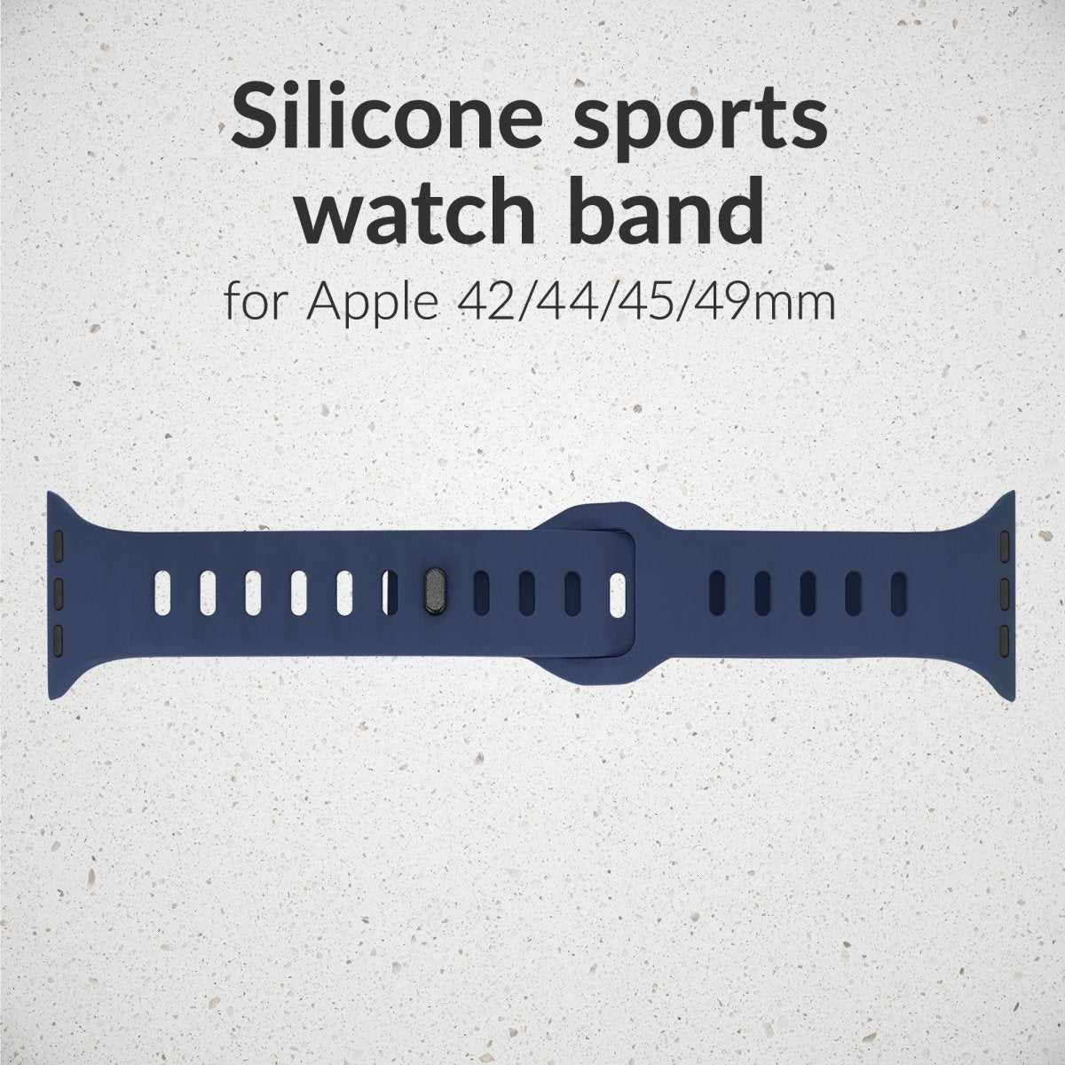 Mobilize Silicon Watch Band - Sports - For Apple 42/44/45/49Mm - Blue - 123TelecomShop