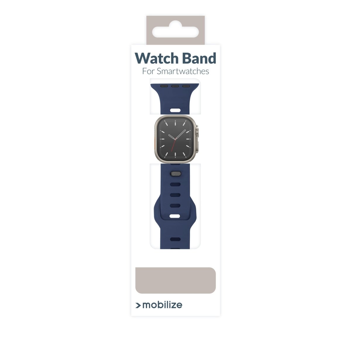 Mobilize Silicon Watch Band - Sports - For Apple 42/44/45/49Mm - Blue - 123TelecomShop