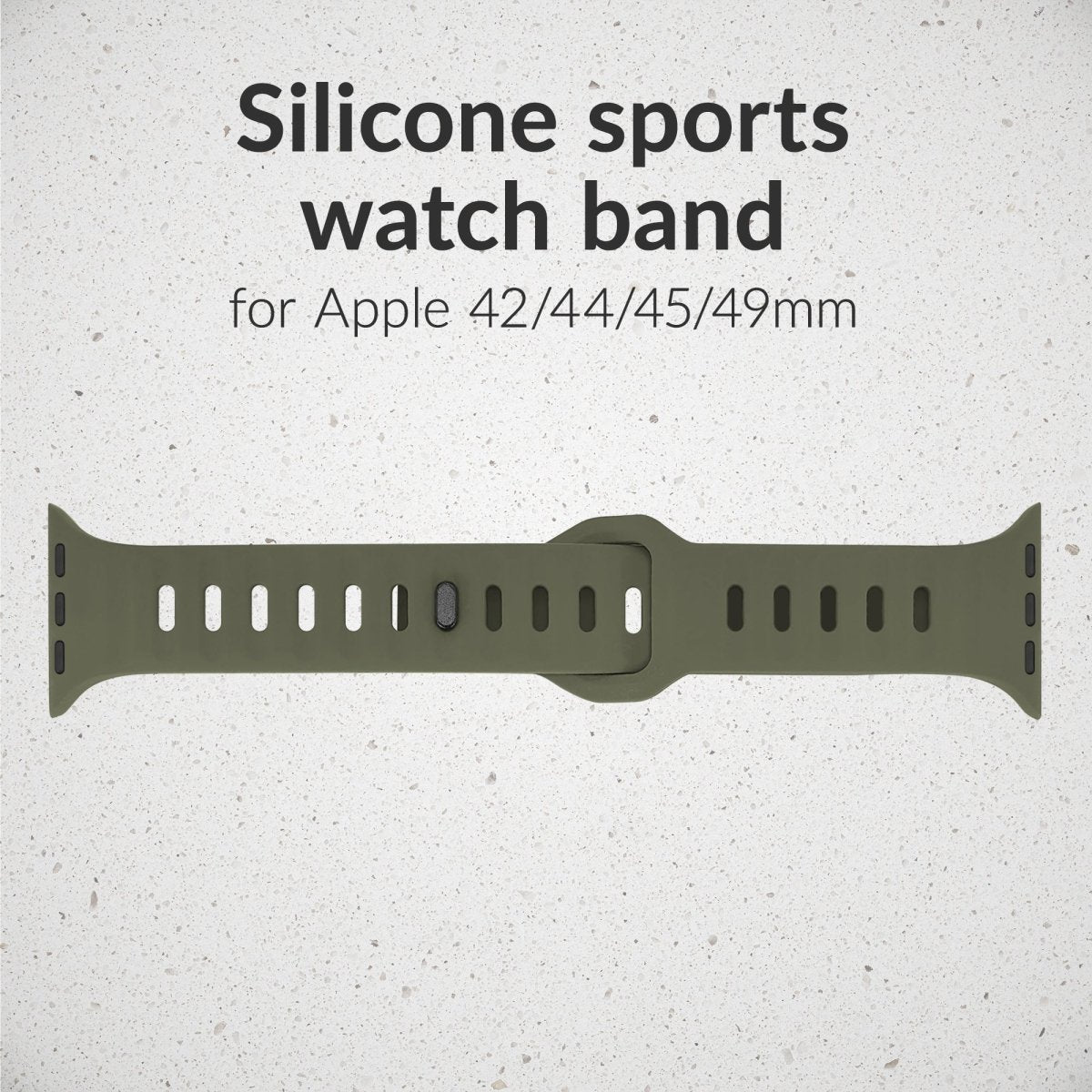Mobilize Silicon Watch Band - Sports - For Apple 42/44/45/49Mm - Green - 123TelecomShop