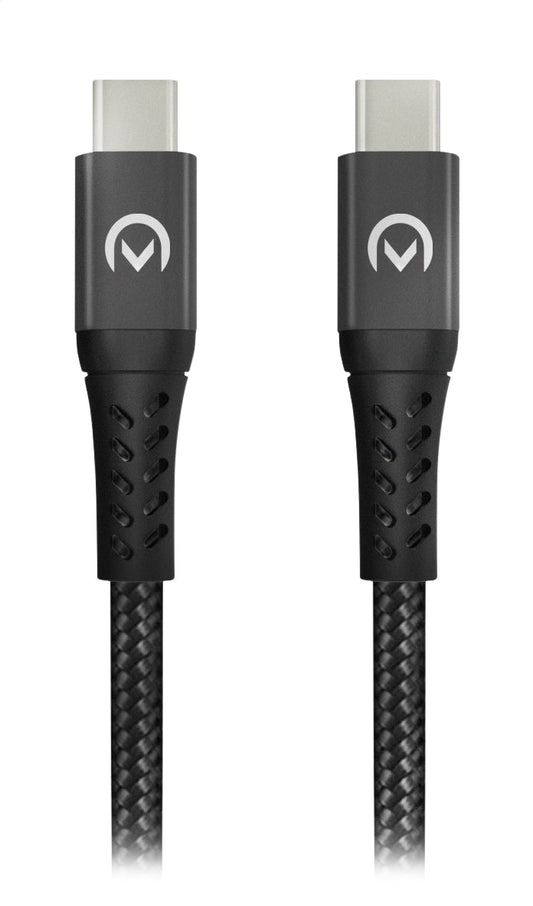 Mobilize Strong Nylon Cable Usb-C To Usb-C 2M. 100W Black - 123TelecomShop