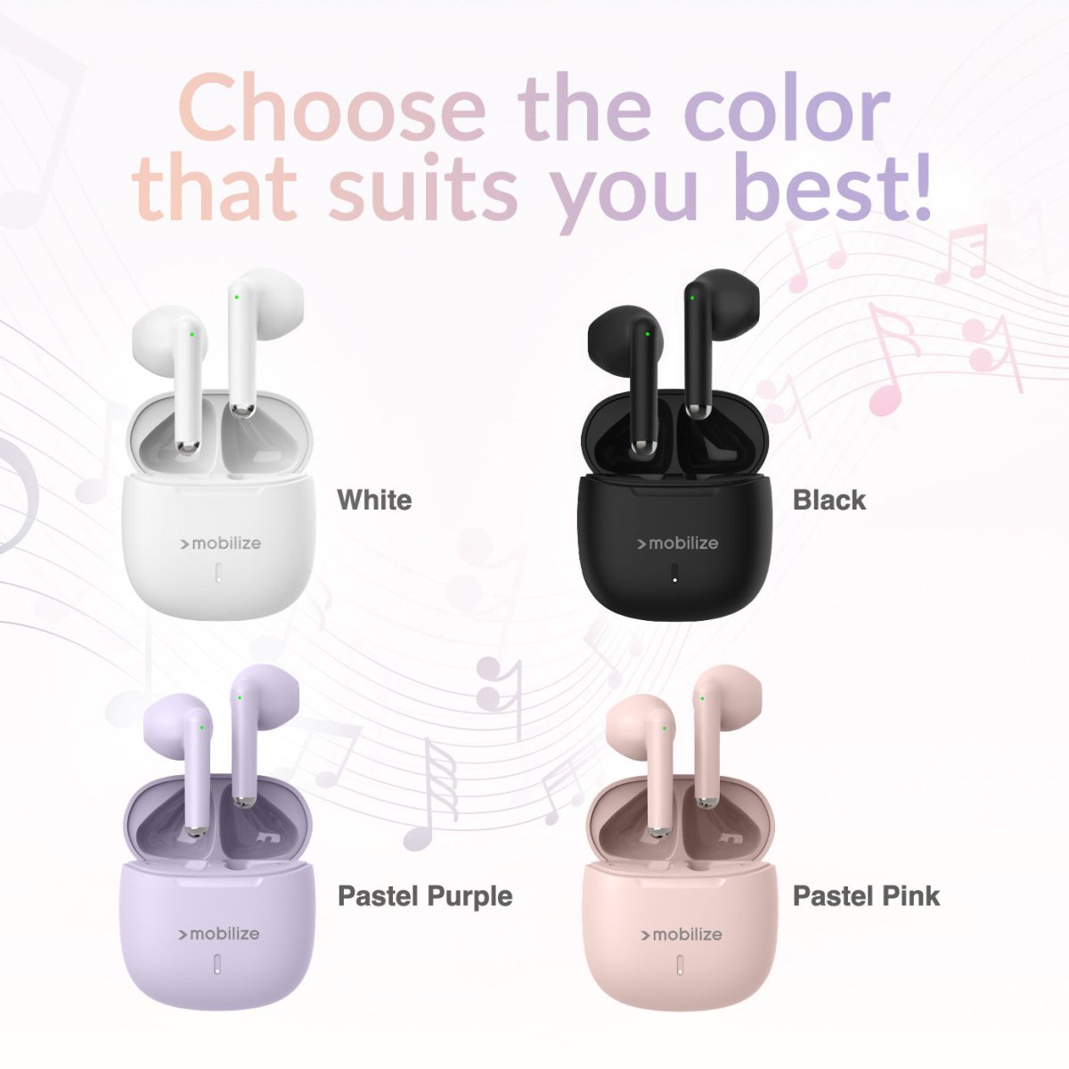 Mobilize Tws Earbuds Black - 123TelecomShop