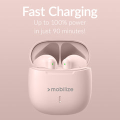 Mobilize Tws Earbuds Pastel Pink - 123TelecomShop