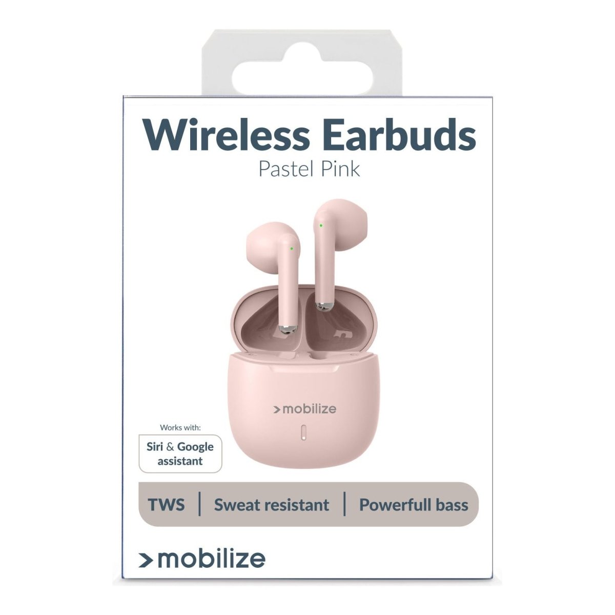 Mobilize Tws Earbuds Pastel Pink - 123TelecomShop