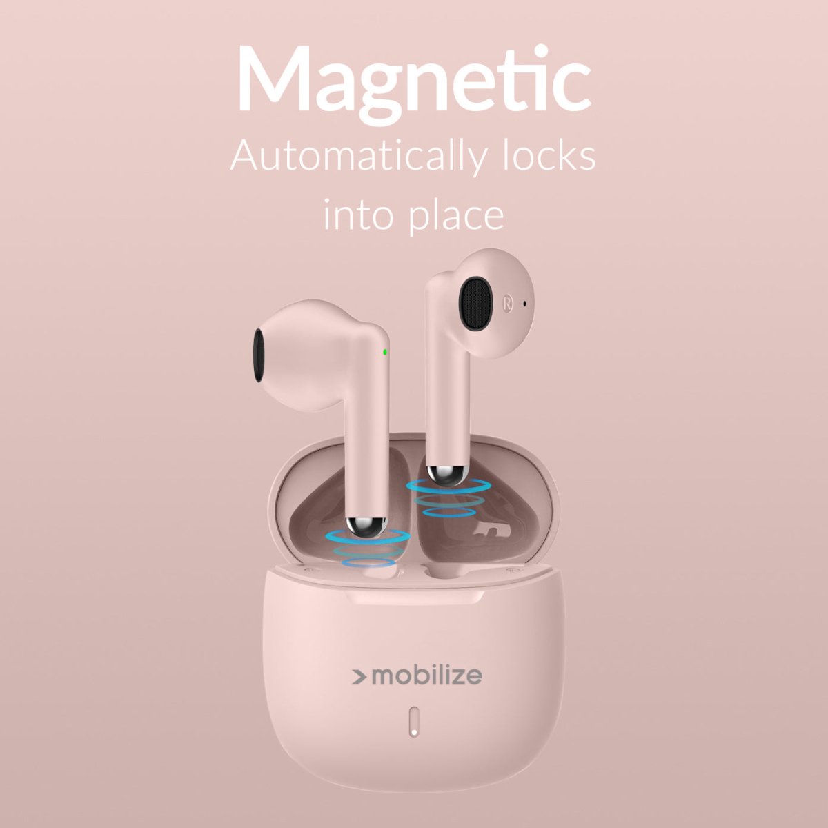 Mobilize Tws Earbuds Pastel Pink - 123TelecomShop