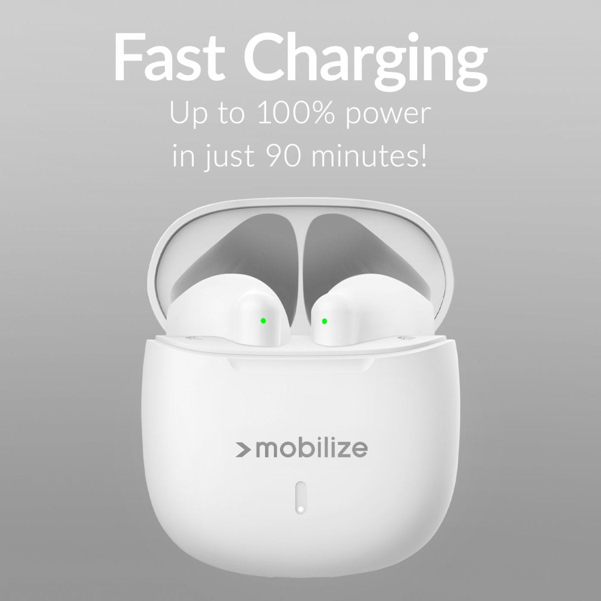Mobilize Tws Earbuds White - 123TelecomShop