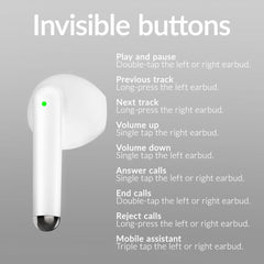 Mobilize Tws Earbuds White - 123TelecomShop