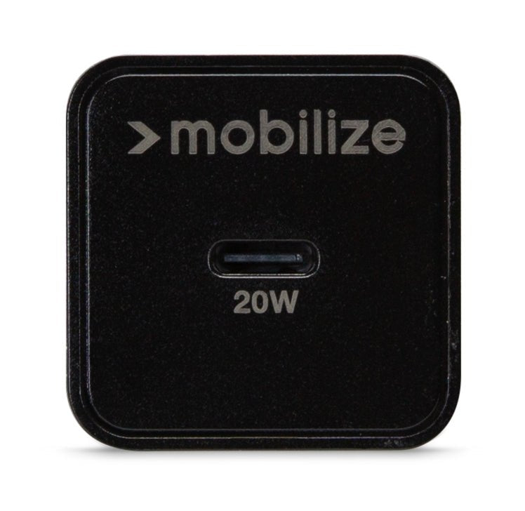 Mobilize Wall Charger Usb-C 20W With Pd/Pps Black - 123TelecomShop