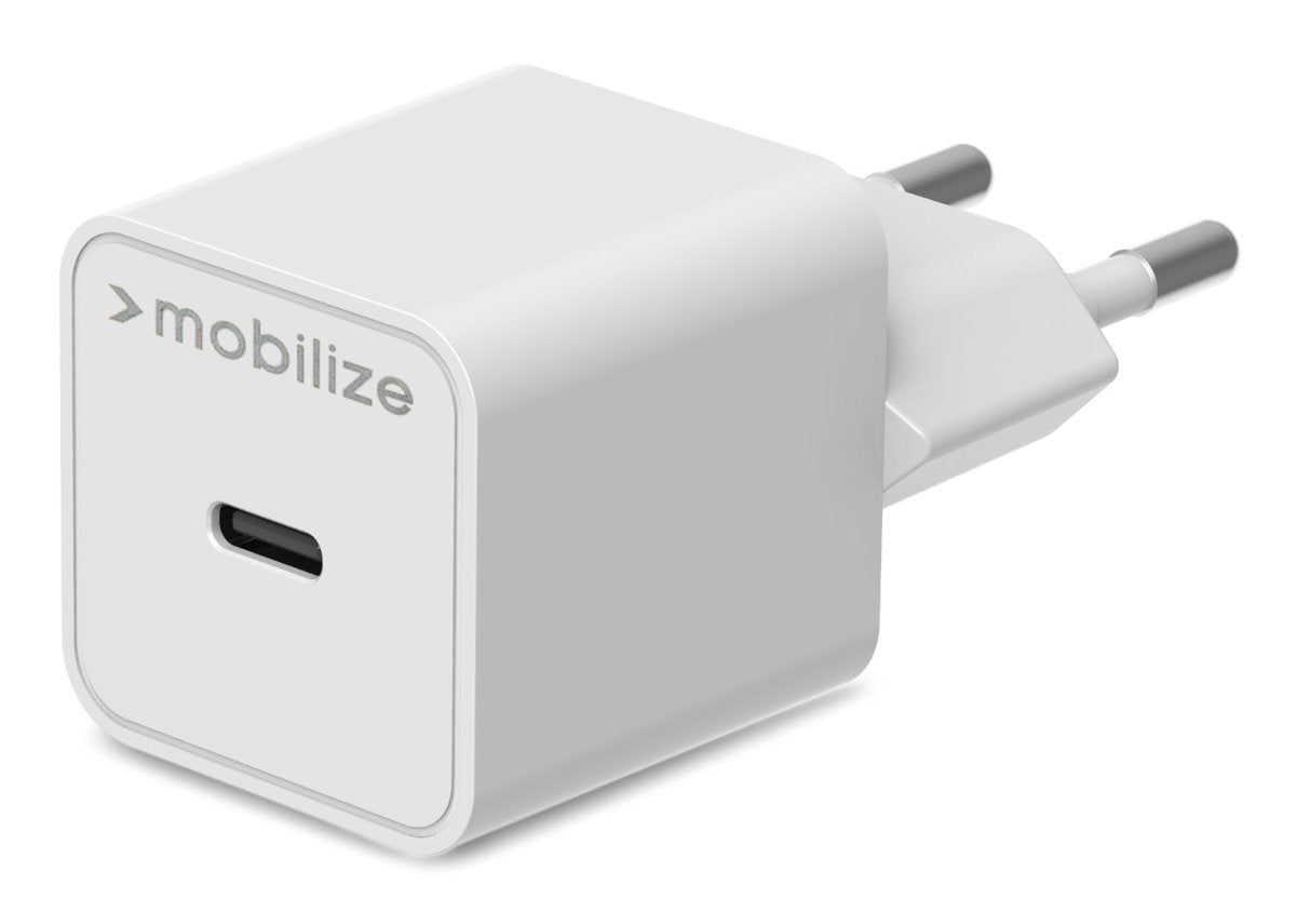 Mobilize Wall Charger Usb-C 20W With Pd/Pps White - 123TelecomShop