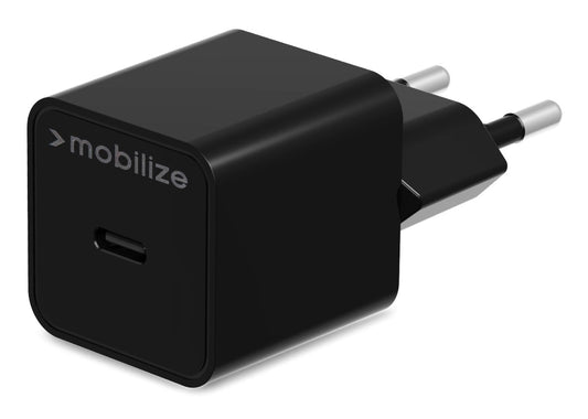 Mobilize Wall Charger Usb-C Gan 30W With Pd/Pps Black - 123TelecomShop